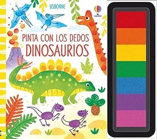 Dinosaurios (Pinta con los dedos) Encuadernación en espiral – 1 octubre 2019