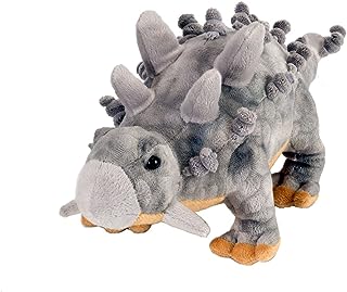 Wild Republic - Peluche Dinosauria Ankylosaurus, 25 cm