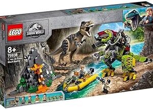 LEGO jurassic world t.rex vs dino-mech battle