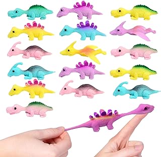 juguetes dinosaurios elásticos