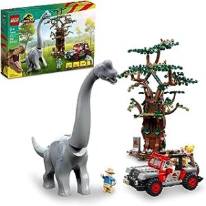 LEGO jurassic world descubrimiento del braquiosaurio