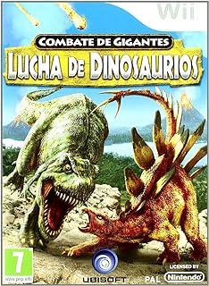 portada de videojuego de dinosaurios 'Lucha de dinosaurios'
