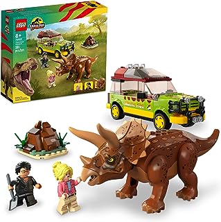 LEGO jurassic park triceratops reaserch
