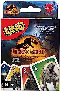 Juego de cartas UNO Jurassic World 3