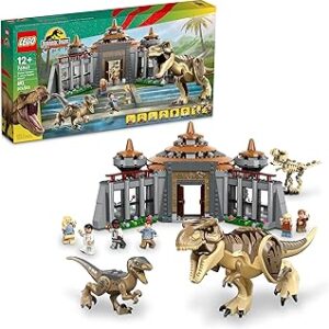 Lego Jurassic Park Centro de visitantes: T. Rex & Raptor Attack