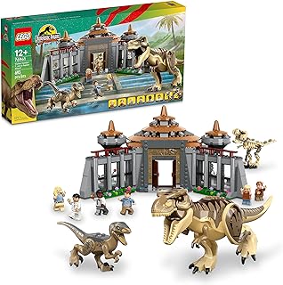 Lego Jurassic Park Centro de visitantes: T. Rex & Raptor Attack Juguete de Dinosaurio construible