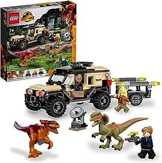 LEGO Jurassic World Transporte del Pyrorraptor y el Dilofosaurio