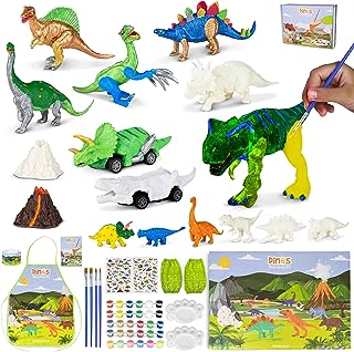 Dinosaurios Juguetes con 16 Figuras para Pintar Manualidades
