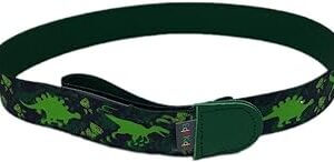 cinturón verde con dinosaurios verde claro