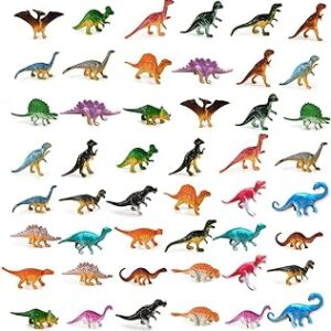 colección de figuras de dinosaurios para regalo de cumpleaños