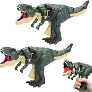 Dinosaurio articulado con gatillo de acción de rugido