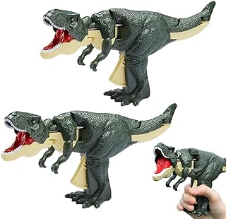 Dinosaurio articulado con gatillo de acción de rugido