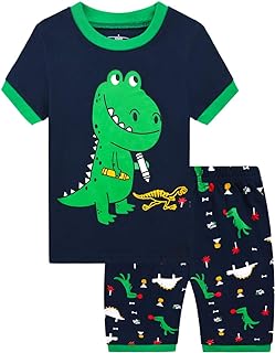 Pijama corto infantil de dinosaurios