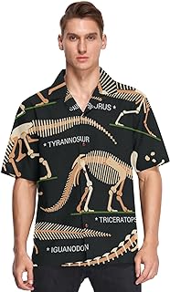Camisa de manga corta con fosiles de dinosaurios