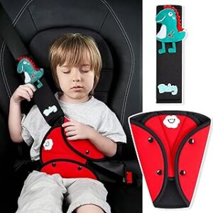 protector de la sujeción infantil de seguridad del coche con dinosaurio