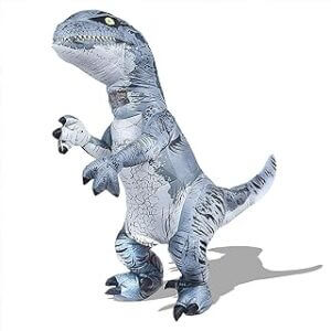 Disfraz Hinchable de Dinosaurio Velociraptor, para Adulto, Halloween