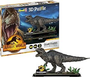 Maqueta Jurassic World-Rompecabezas 3D Giganotosaurus, Multicolor