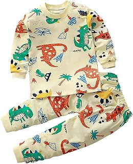 Conjunto de camisa y pantalones con dinosaurios infantiles