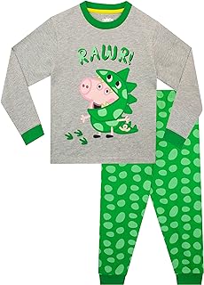 Peppa Pig Pijamas de Manga larga para niños George Pig