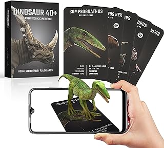 tarjetas de realidad aumentada de dinosaurios