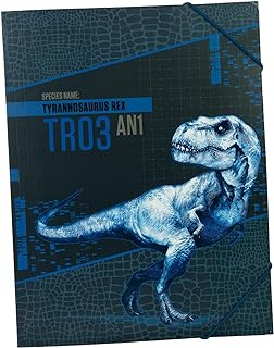 carpeta azul dinosaurio tiranosaurio rex
