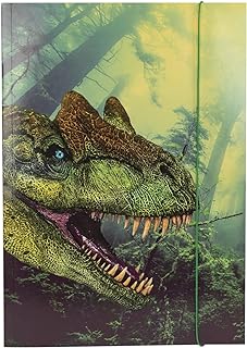 carpeta con dinosaurio allosaurio en la jungla