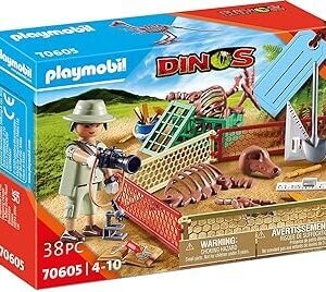 playmobil excavacion de dinosaurios